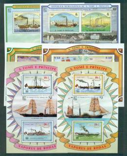 Sao-Tome-et-Principe-1984-UPU-Congress-Hamburg-6xMS