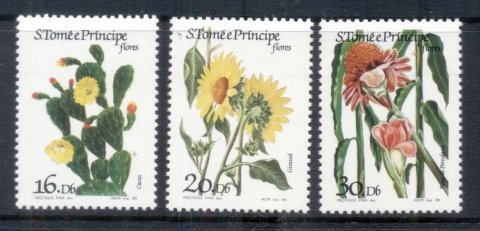 Sao-Tome-et-Principe-1986-Flowers-MUH