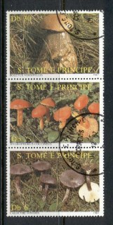 Sao-Tome-et-Principe-1987-Funghi-Mushrooms-CTO