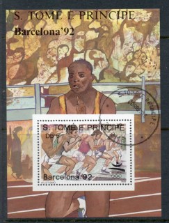 Sao-Tome-et-Principe-1989-Summer-Olympics-Barcelona-Running-MS-CTO