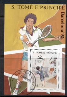 Sao-Tome-et-Principe-1989-Summer-Olympics-Barcelona-Tennis-MS-CTO