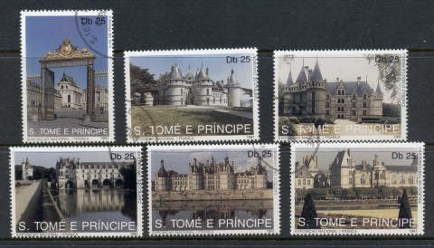 Sao-Tome-et-Principe-1991-Landmarks-of-Paris-CTO