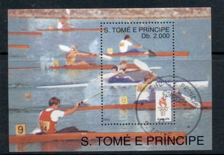 Sao-Tome-et-Principe-1993-Summer-Olympics-Atlanta-Rowing-MS-CTO