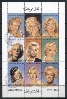 Sao-Tome-et-Principe-1994-Marilyn-Monroe-sheetlet-CTO