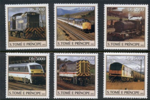 Sao-Tome-et-Principe-2003-Trains-Locomotives-MUH