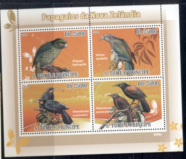 Sao-Tome-et-Principe-2008-Birds-of-New-Zealand