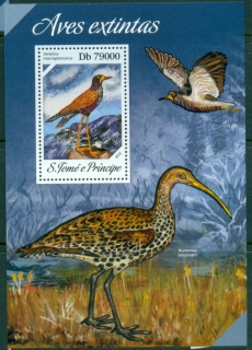 Sao-Tome-et-Principe-2013-Extinct-Birds-MS-MUH_1