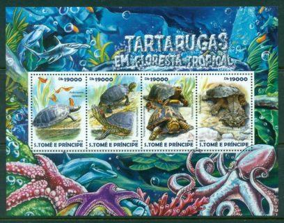 Sao-Tome-et-Principe-2015-Turtles-of-the-Rainforest-MS-MUH