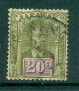 Sarawak-1928-29-Sir-Charles-Vyner-Brooke-20c-FU-lot82177