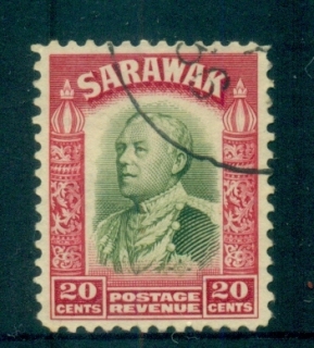 Sarawak-1934-41-Sir-Charles-Vyner-Brooke-20c-FU-lot82219