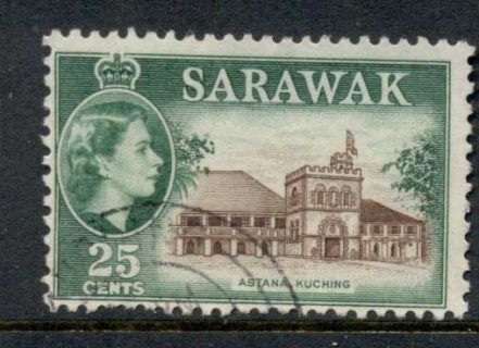 Sarawak-1955-57-QEII-Pictorial