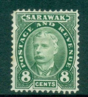 Sarawak-1895-Sir-Charles-Johnson-Brooke-8c-MH-lot82298