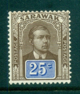 Sarawak-1918-23-Sir-Charles-Vyner-Brooke-25c-MH-lot82306