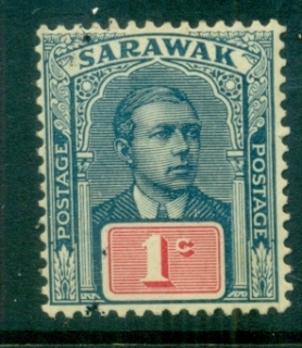 Sarawak-1928-29-Sir-Charles-Vyner-Brooke-1c-MH-lot82165