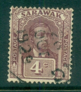 Sarawak-1928-29-Sir-Charles-Vyner-Brooke-4c-FU-lot82170