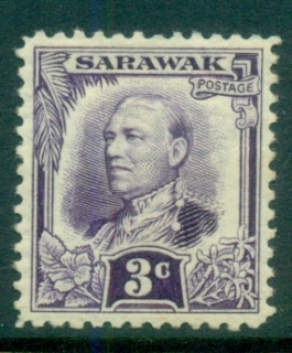 Sarawak-1932-Sir-Charles-Vyner-Brooke-3c-MH-lot82181