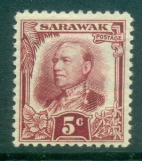 Sarawak-1932-Sir-Charles-Vyner-Brooke-5c-MH-lot82182