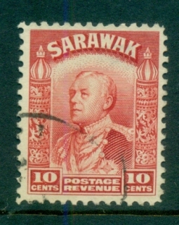 Sarawak-1934-41-Sir-Charles-Vyner-Brooke-10c-FU-lot82204