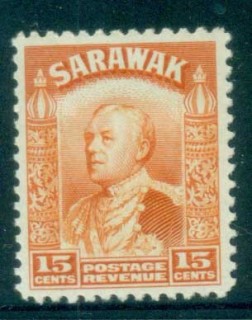 Sarawak-1934-41-Sir-Charles-Vyner-Brooke-15c-orange-MUH-lot82214