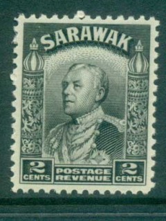 Sarawak-1934-41-Sir-Charles-Vyner-Brooke-2c-black-MUH-lot82190