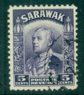 Sarawak-1934-41-Sir-Charles-Vyner-Brooke-5c-FU-lot82199