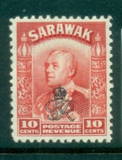 Sarawak-1947-Sir-Charles-Vyner-Brooke-Opt-GVIR-10c-MH-lot82252