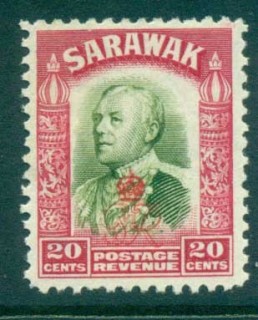 Sarawak-1947-Sir-Charles-Vyner-Brooke-Opt-GVIR-20c-MUH-lot82259