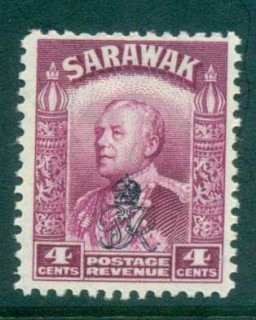 Sarawak-1947-Sir-Charles-Vyner-Brooke-Opt-GVIR-4c-MUH-lot82243