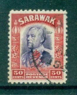 Sarawak-1947-Sir-Charles-Vyner-Brooke-Opt-GVIR-50c-FU-lot82261