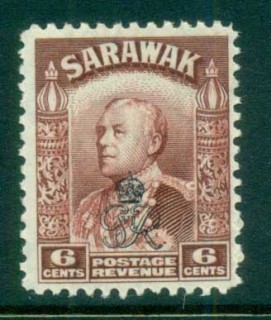 Sarawak-1947-Sir-Charles-Vyner-Brooke-Opt-GVIR-6c-MUH-lot82246