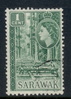 Sarawak-1955-57-QEII-Pictorial-1c-FU_1