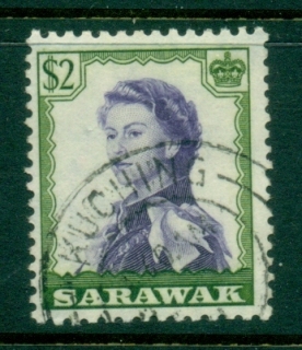 Sarawak-1955-57-QEII-Pictorial-2-FU-2