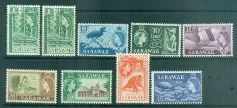 Sarawak-1965-QEII-Pictorials-Asst-MLH