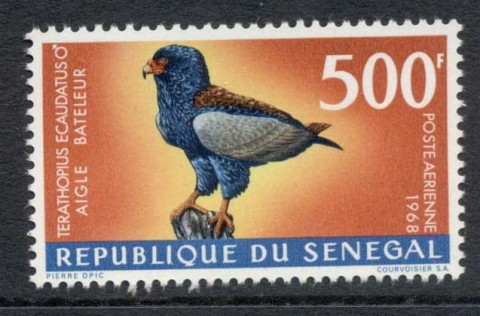 Senegal 1968 Bird, Bateleur 500f