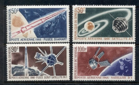 Senegal 1966 French Achievements in Space