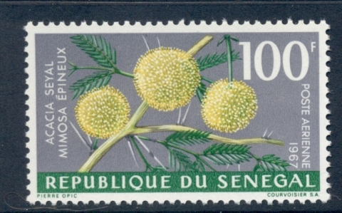 Senegal 1967 Flowers & Birds 100f