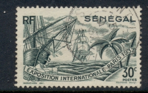 Senegal 1937 Paris International Exposition 30c