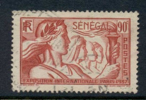 Senegal 1937 Paris International Exposition 90c