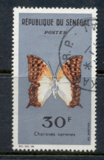 Senegal 1963 Insects, Butterflies 30f