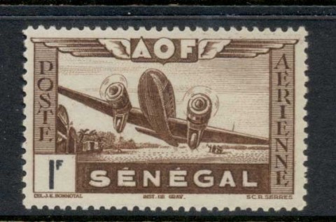 Senegal 1942 Airmail 1f