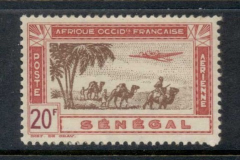 Senegal 1942 Airmail 20f