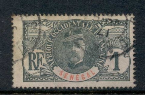 Senegal 1906-07 Gen Louis Faidherbe 1c