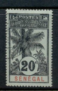 Senegal 1906-07 Oil Palms 20c