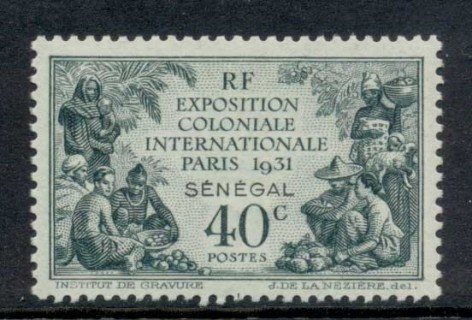 Senegal 1931 Colonial Exposition 40c