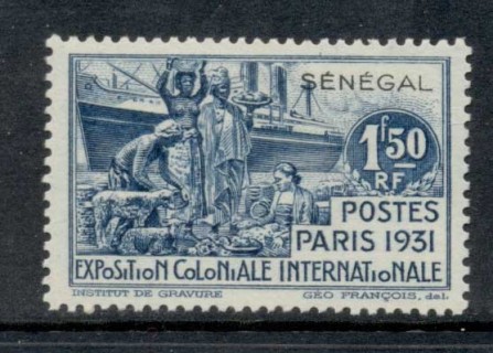 Senegal 1931 Colonial Exposition 1.50fr