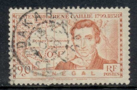 Senegal 1939 Caillie 90c