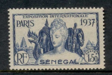 Senegal 1937 Paris International Expo 1.50fr