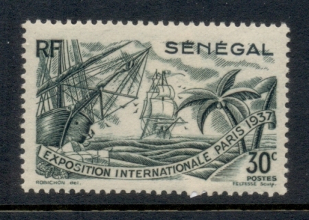 Senegal 1937 Paris Intl Expo 30c