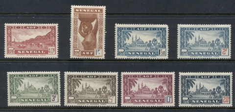 Senegal 1943-44 Pictorials Redrawn