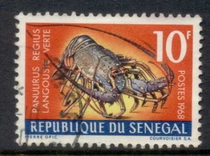 Senegal 1968 Crustaceans 10f